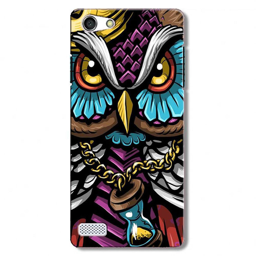 Owl Mobile Back Case for Oppo Neo 7  (Design - 359)