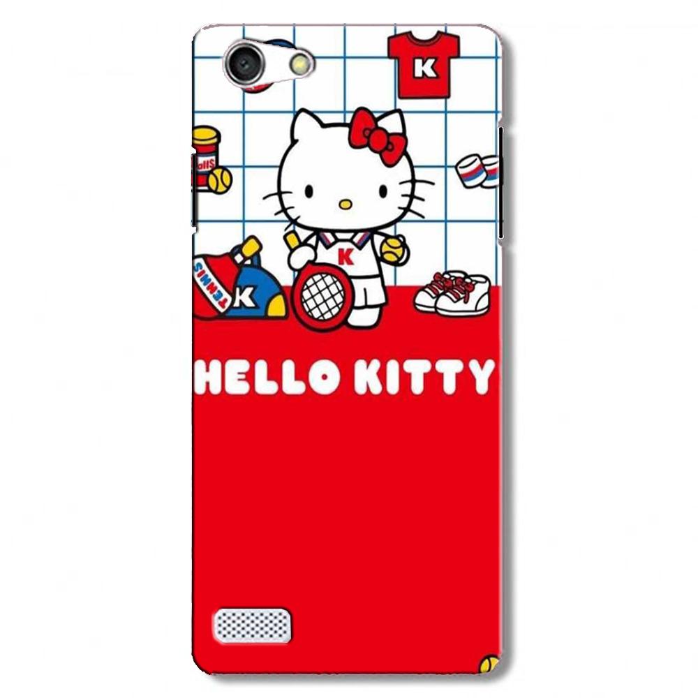 Hello Kitty Mobile Back Case for Oppo Neo 7/A33  (Design - 363)