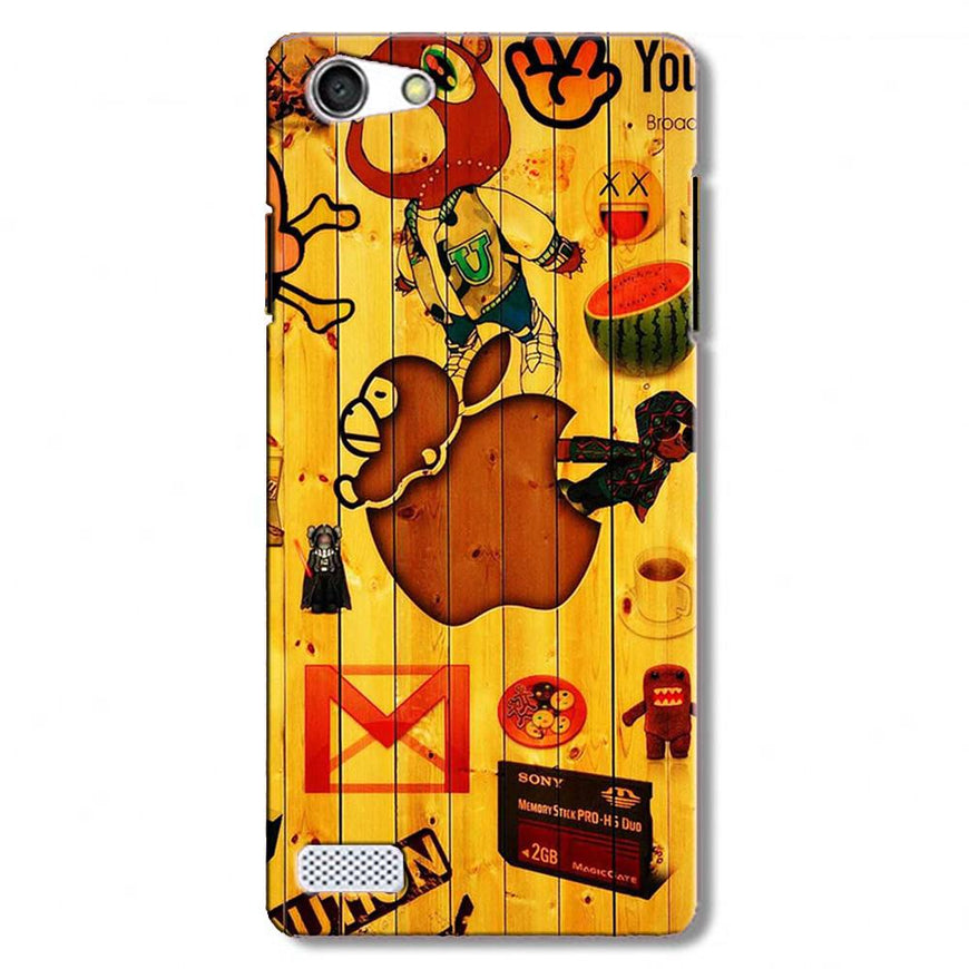 Wooden Texture Mobile Back Case for Oppo A31 / Neo 5  (Design - 367)