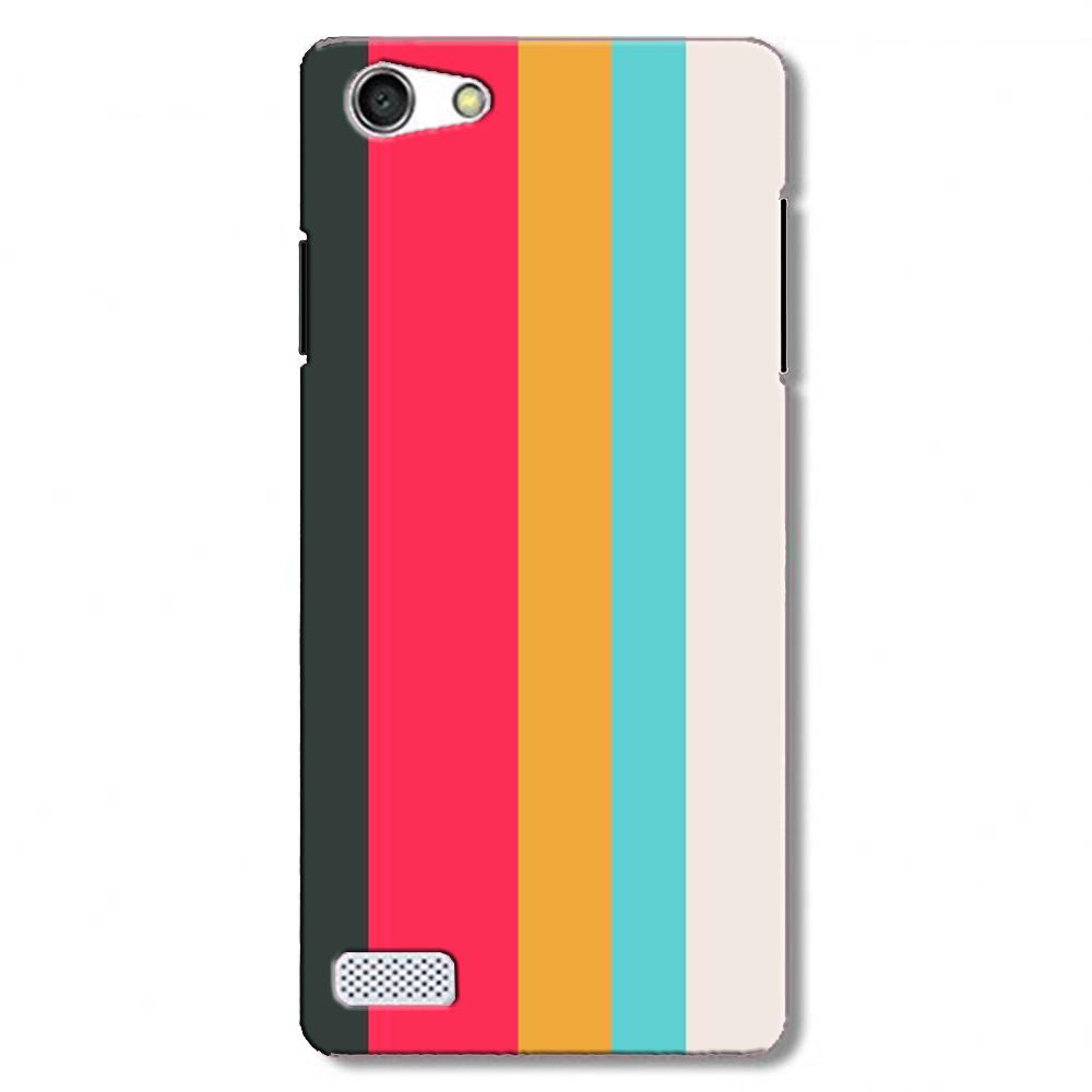 Color Pattern Mobile Back Case for Oppo Neo 7/A33  (Design - 369)