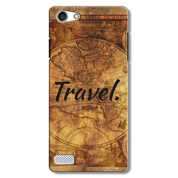 Travel Mobile Back Case for Oppo A31 / Neo 5  (Design - 375)