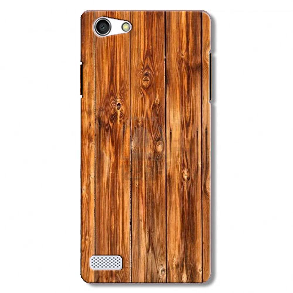 Wooden Texture Mobile Back Case for Oppo Neo 7  (Design - 376)