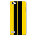 Black Yellow Pattern Mobile Back Case for Oppo Neo 7/A33  (Design - 377)