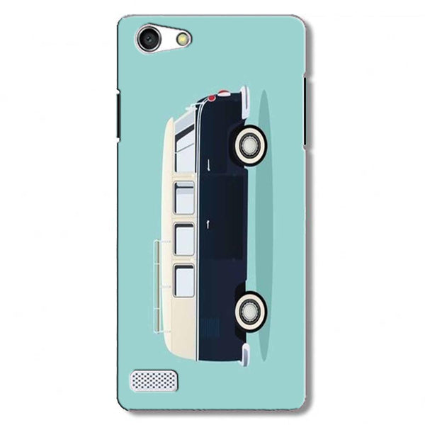 Travel Bus Mobile Back Case for Oppo A31 / Neo 5  (Design - 379)