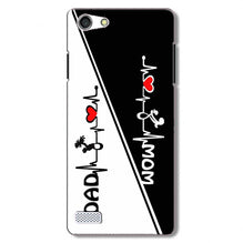 Love Mom Dad Mobile Back Case for Oppo A31 / Neo 5  (Design - 385)