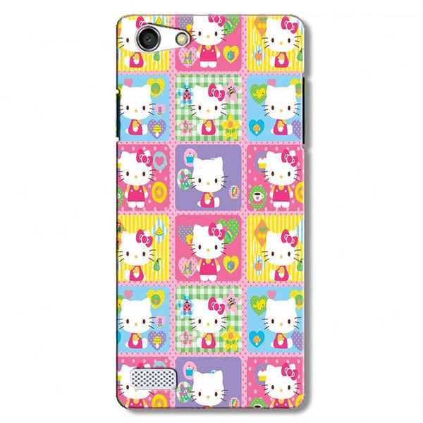 Kitty Mobile Back Case for Oppo A31 / Neo 5  (Design - 400)