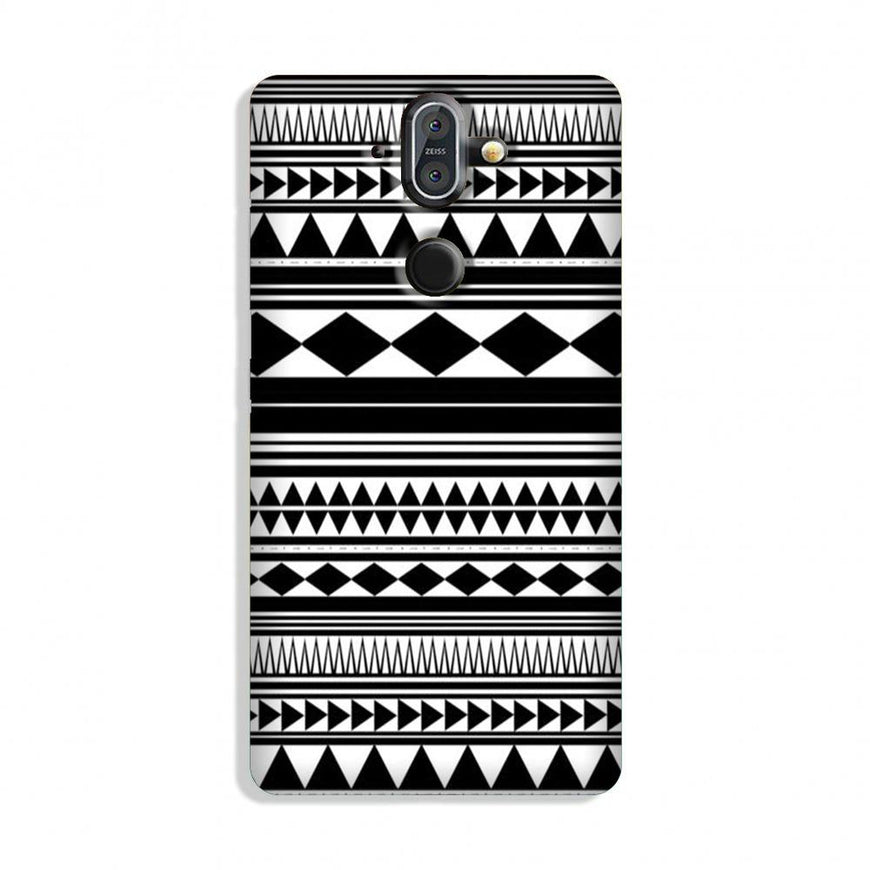 Black white Pattern Case for Nokia 9