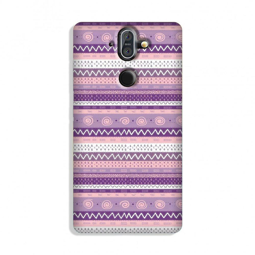 Zigzag line pattern3 Case for Nokia 8 Sirocco