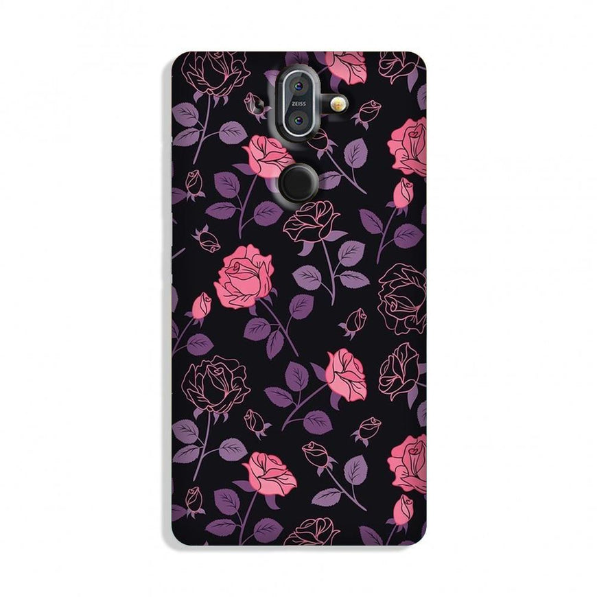 Rose Black Background Case for Nokia 9 Pureview
