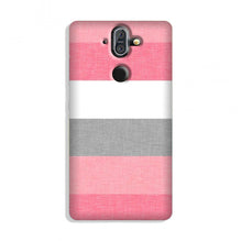 Pink white pattern Case for Nokia 9