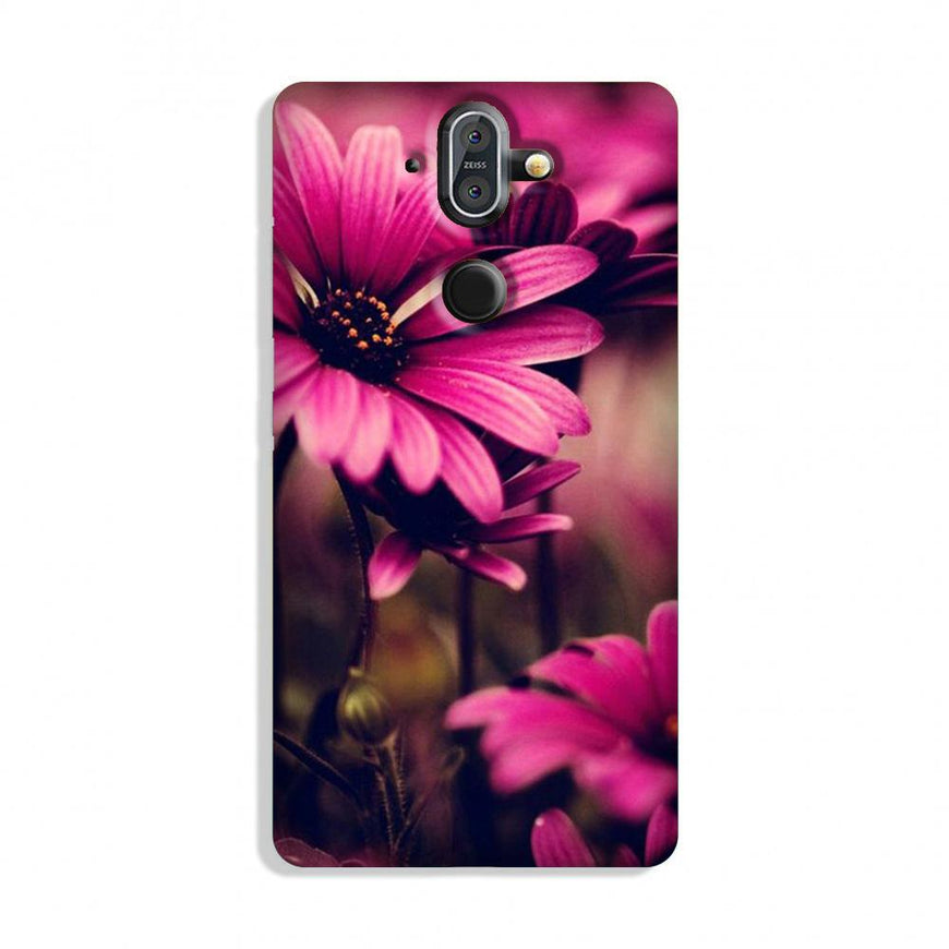 Purple Daisy Case for Nokia 8 Sirocco