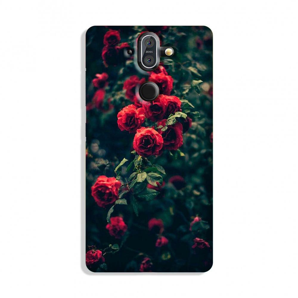 Red Rose Case for Nokia 8 Sirocco