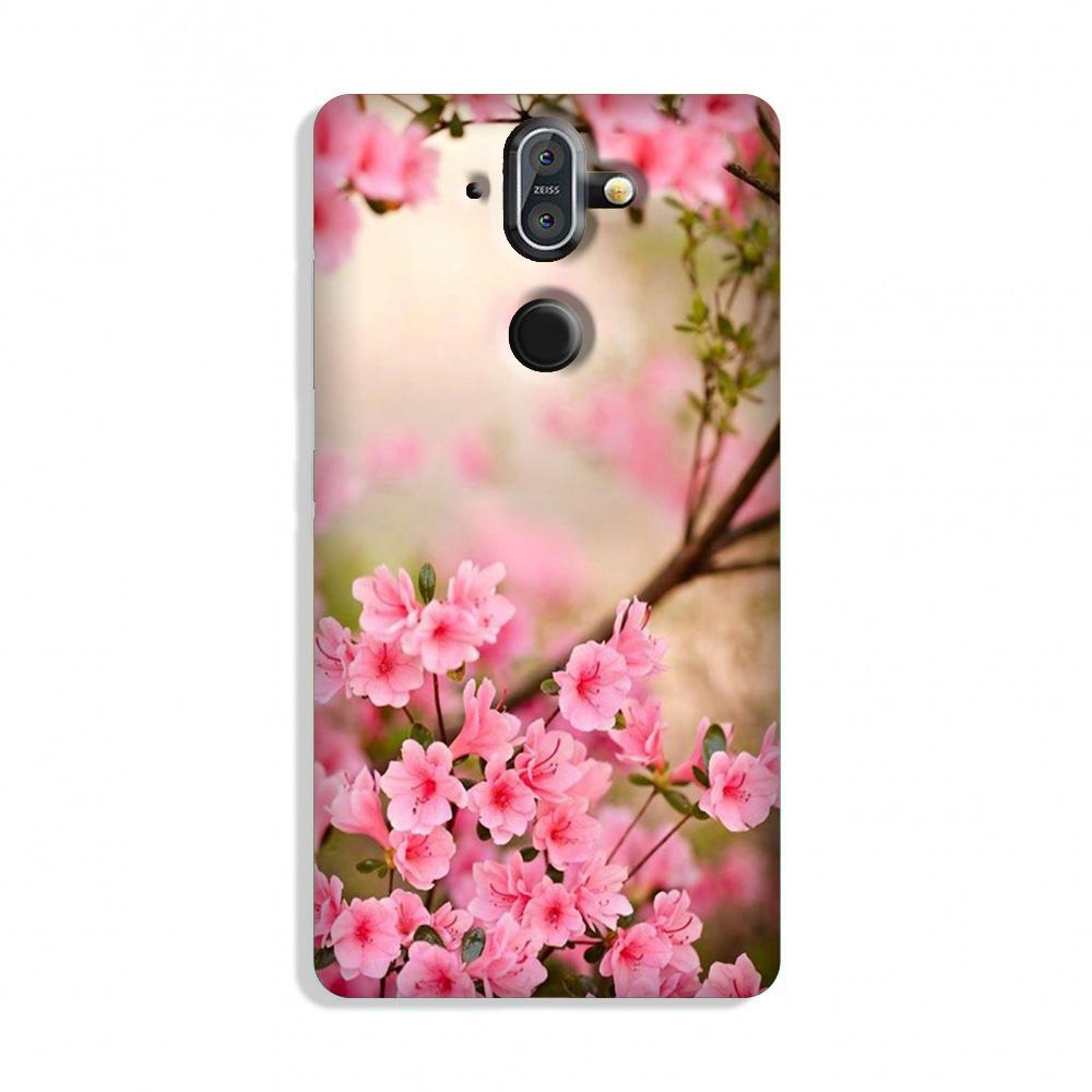 Pink flowers Case for Nokia 9
