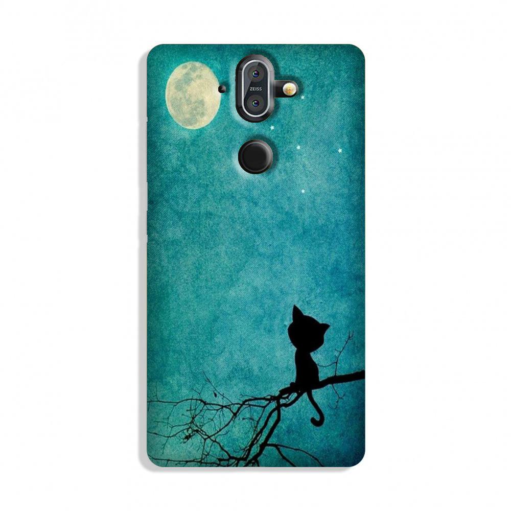 Moon cat Case for Nokia 8 Sirocco