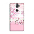 Pink Flowers Cycle Case for Nokia 9 Pureview  (Design - 102)