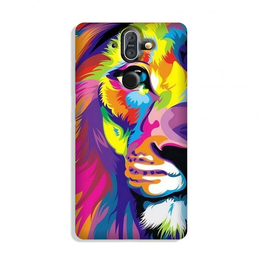 Colorful Lion Case for Nokia 9(Design - 110)