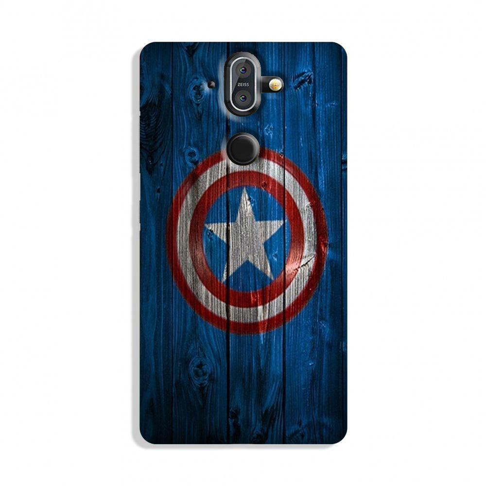 Captain America Superhero Case for Nokia 9  (Design - 118)