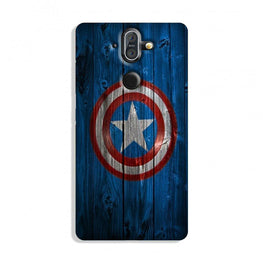 Captain America Superhero Case for Nokia 9 Pureview(Design - 118)