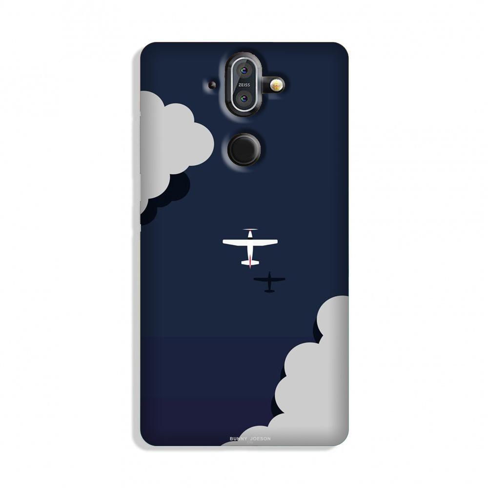 Clouds Plane Case for Nokia 9 (Design - 196)