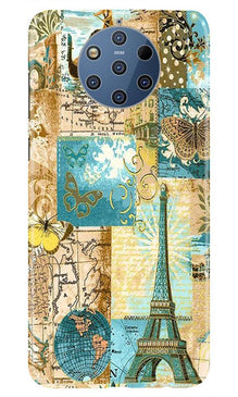 Travel Eiffel Tower Case for Nokia 9 Pureview (Design No. 206)