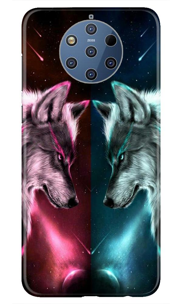 Wolf fight Case for Nokia 9 Pureview (Design No. 221)