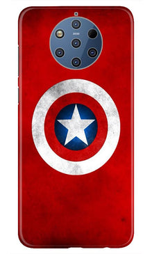 Captain America Case for Nokia 9 Pureview (Design No. 249)