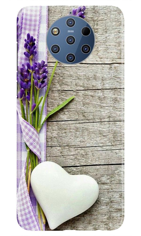 White Heart Case for Nokia 9 Pureview (Design No. 298)