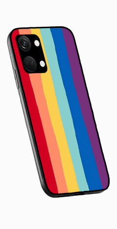 Rainbow MultiColor Metal Mobile Case for OnePlus Nord 3 5G   (Design No -03)