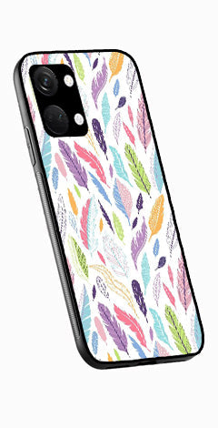 Colorful Feathers Metal Mobile Case for OnePlus Nord 3 5G   (Design No -06)