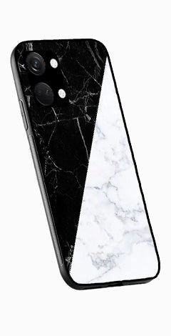 Black White Marble Design Metal Mobile Case for OnePlus Nord 3 5G   (Design No -09)