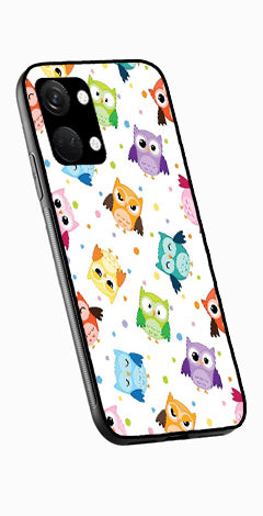 Owls Pattern Metal Mobile Case for OnePlus Nord 3 5G   (Design No -20)