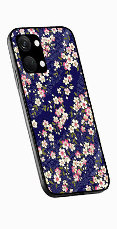 Flower Design Metal Mobile Case for OnePlus Nord 3 5G   (Design No -25)