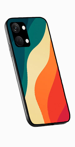 Muted Rainbow Metal Mobile Case for OnePlus Nord 3 5G   (Design No -39)