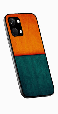 Orange Green Pattern Metal Mobile Case for OnePlus Nord 3 5G   (Design No -45)