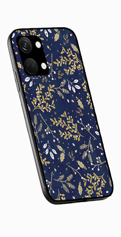 Floral Pattern  Metal Mobile Case for OnePlus Nord 3 5G   (Design No -52)