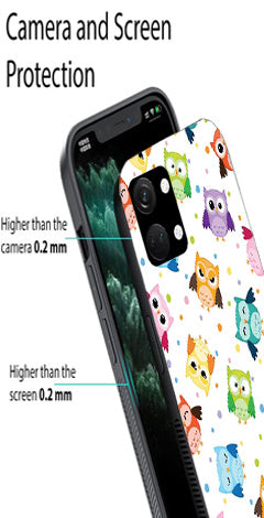 Owls Pattern Metal Mobile Case for OnePlus Nord 3 5G