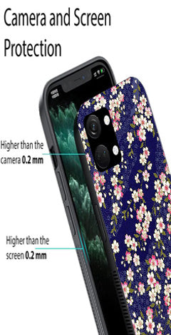 Flower Design Metal Mobile Case for OnePlus Nord 3 5G