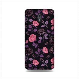 Rose Black Background Case for Nokia 2