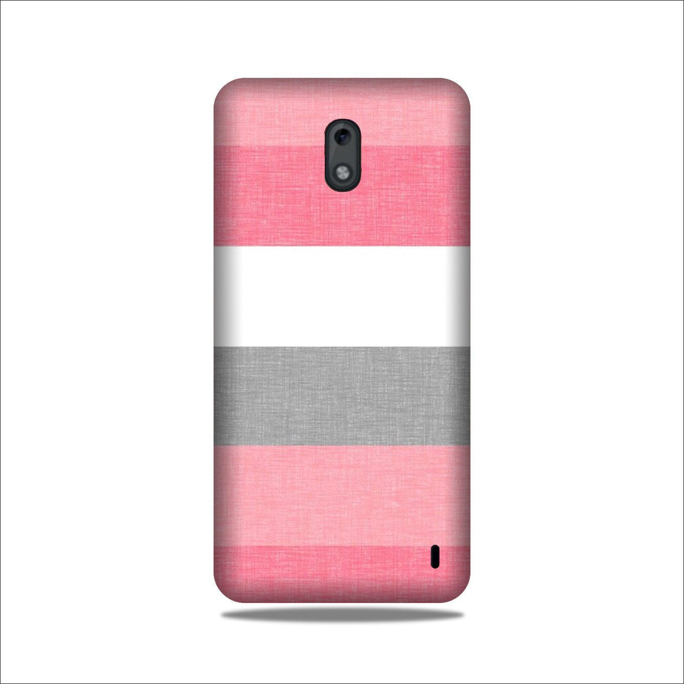 Pink white pattern Case for Nokia 2