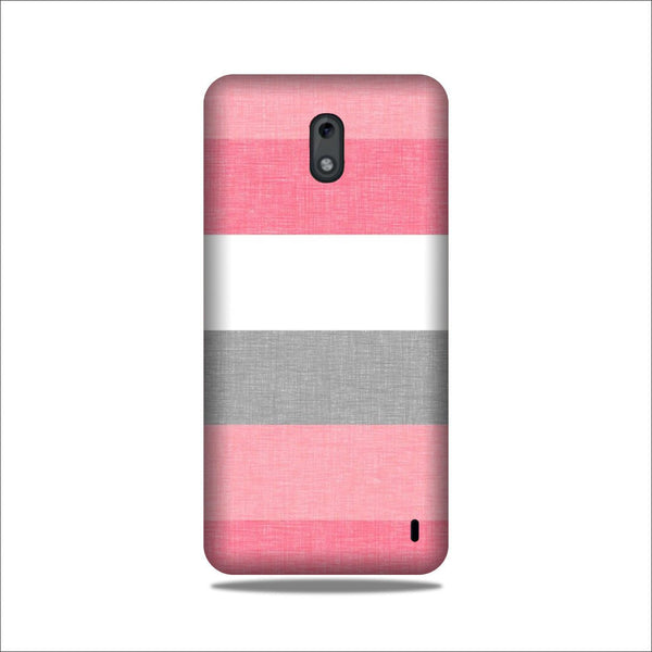 Pink white pattern Case for Nokia 2