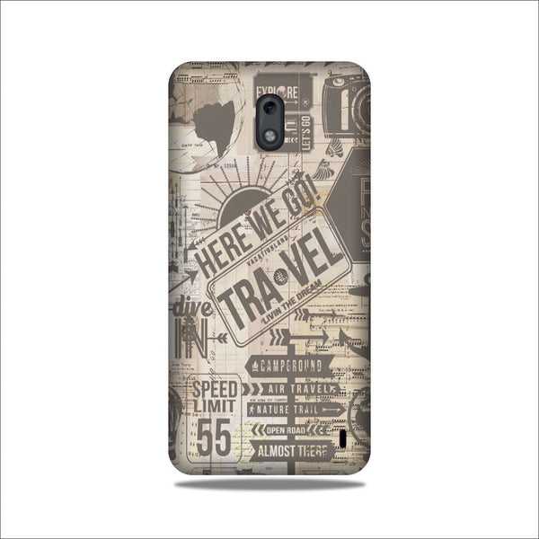 Travel Case for Nokia 2  (Design - 104)