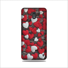 Red White Hearts Case for Nokia 2  (Design - 105)