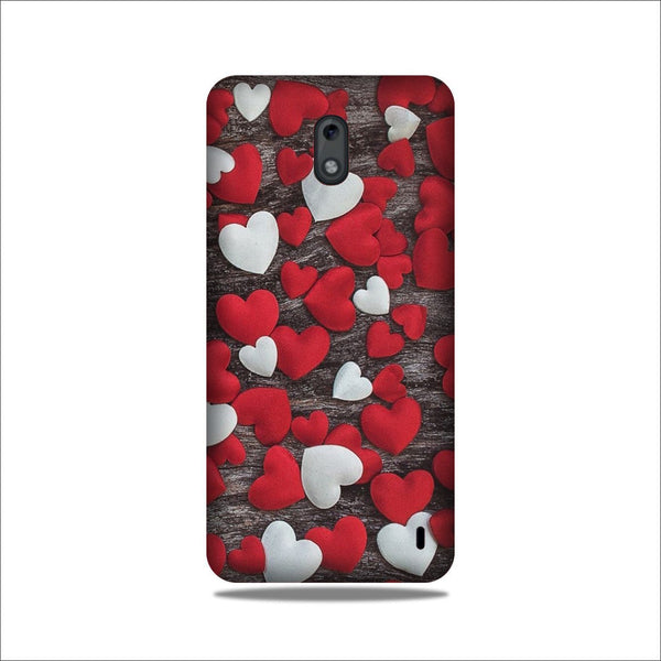 Red White Hearts Case for Nokia 3  (Design - 105)