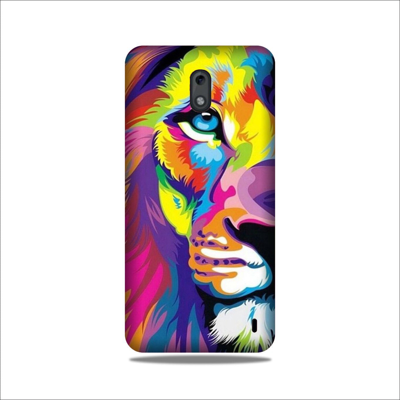 Colorful Lion Case for Nokia 2  (Design - 110)