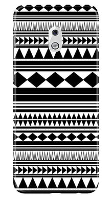 Black white Pattern Mobile Back Case for Nokia 2.1 (Design - 5)