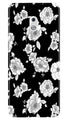 White flowers Black Background Case for Nokia 2.1