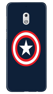 Captain America Mobile Back Case for Nokia 2.1 (Design - 42)