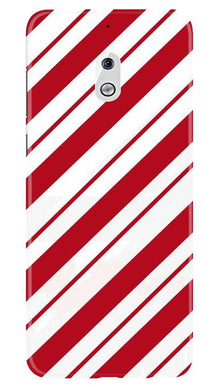 Red White Mobile Back Case for Nokia 2.1 (Design - 44)