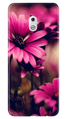 Purple Daisy Mobile Back Case for Nokia 2.1 (Design - 65)