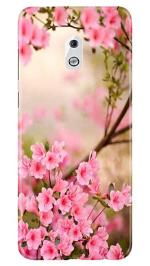 Pink flowers Mobile Back Case for Nokia 2.1 (Design - 69)